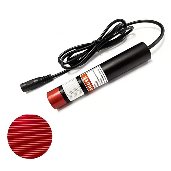 638nm 300mW 500mW Red Laser Diode Module 25 Lines Fcous Adjustable Φ18*98mm